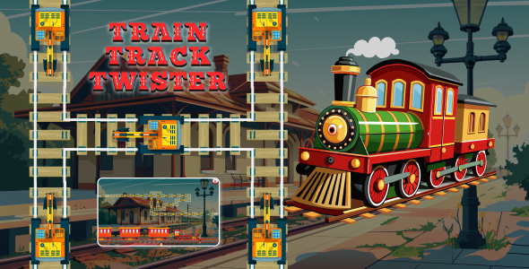 Train Track Twister – HTML5 Game with AdMob