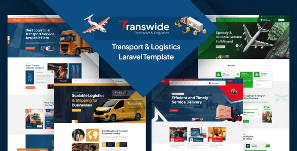 Transwide – Transport  Logistics Laravel Template