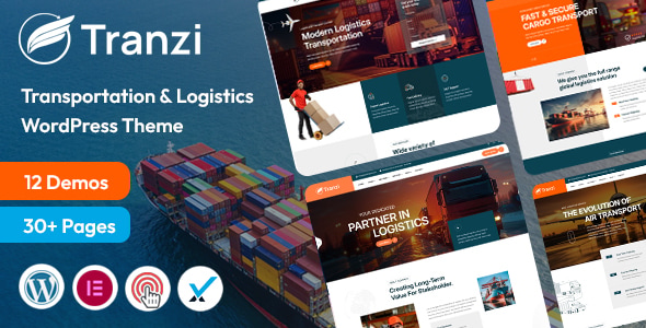 Tranzi – Transportation  Logistics WordPress Theme