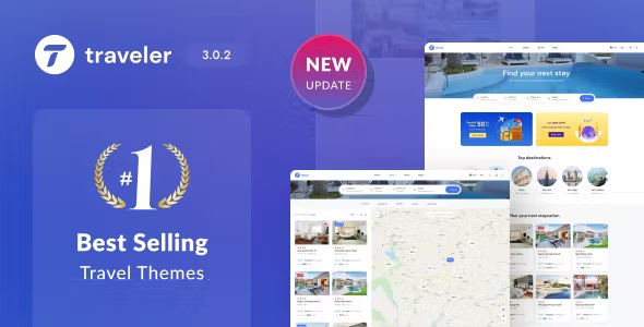 Traveler – Travel Booking WordPress Theme