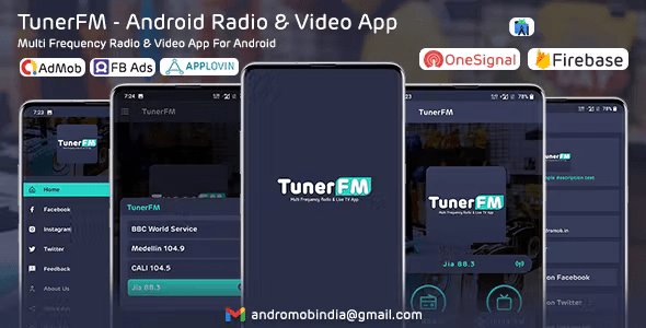 TunerFM – Android Radio  Live TV App (Multi Frequency)