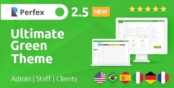 Ultimate Green Theme – Perfex Theme CRM