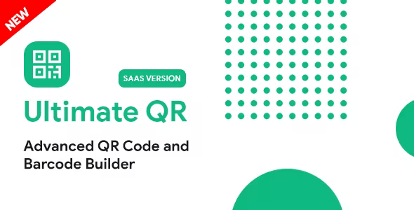 UltimateQR – Advanced QR Code Generator + Barcode – PHP SaaS Script