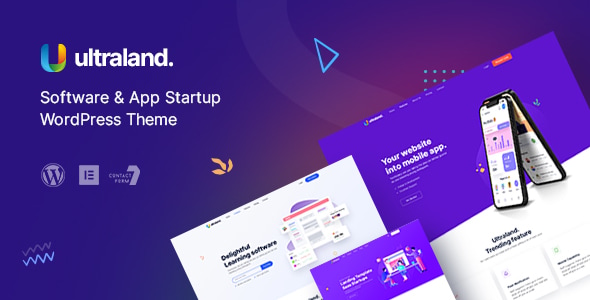 Ultraland – Software  App Startup WordPress Theme