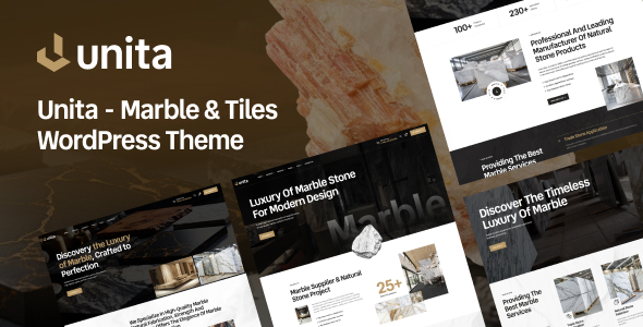 Unita – Marble  Tiles WordPress Theme