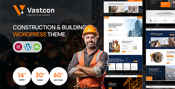 Vastcon – Construction  Building WordPress Theme