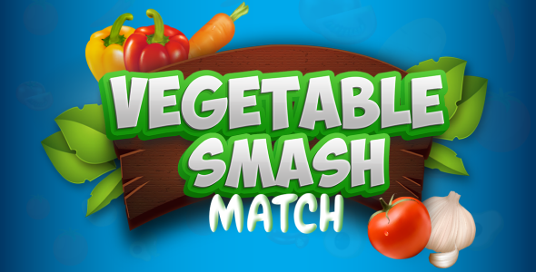 Vegetable Smash Match – Unity Game with Admob Ads