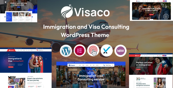 Visaco – Immigration Visa Consulting WordPress Theme