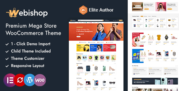 Webishop – Megashop Elementor WooCommerce Theme