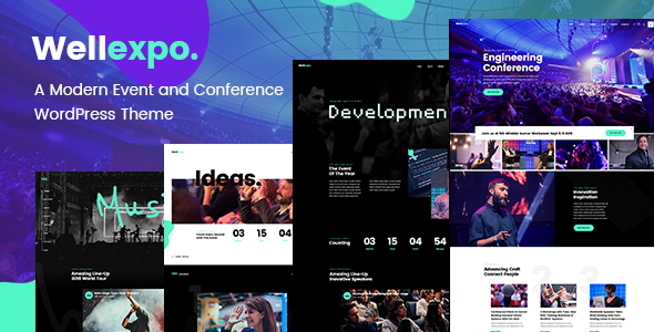WellExpo – Event  Conference WordPress Theme