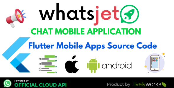 WhatsJet Flutter Chat Apps Source Code – Android  iOS – Mobile Apps