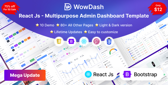 WowDash – React JS – Admin Dashboard Template Multipurpose