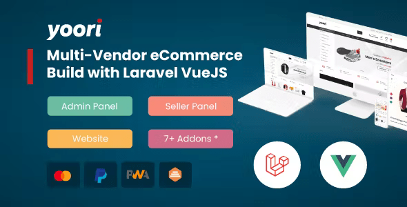 YOORI eCommerce | Single  Multi-Vendor PWA Marketplace CMS