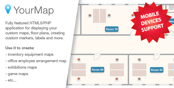 YourMap – customizable maps with back-end panel