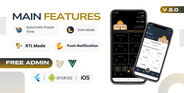 Zabi Islamic Flutter  Android ISO App