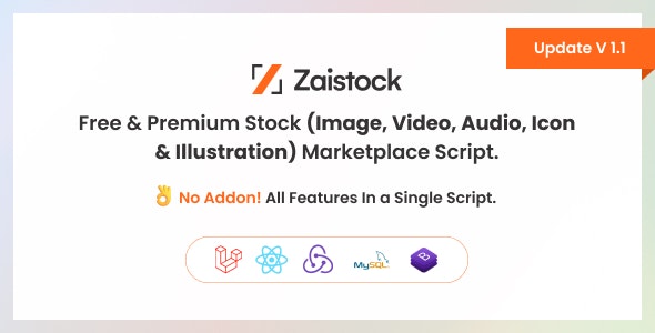 Zaistock – Free  Premium Stock Photo, Video, Audio, Icon Illustration Script