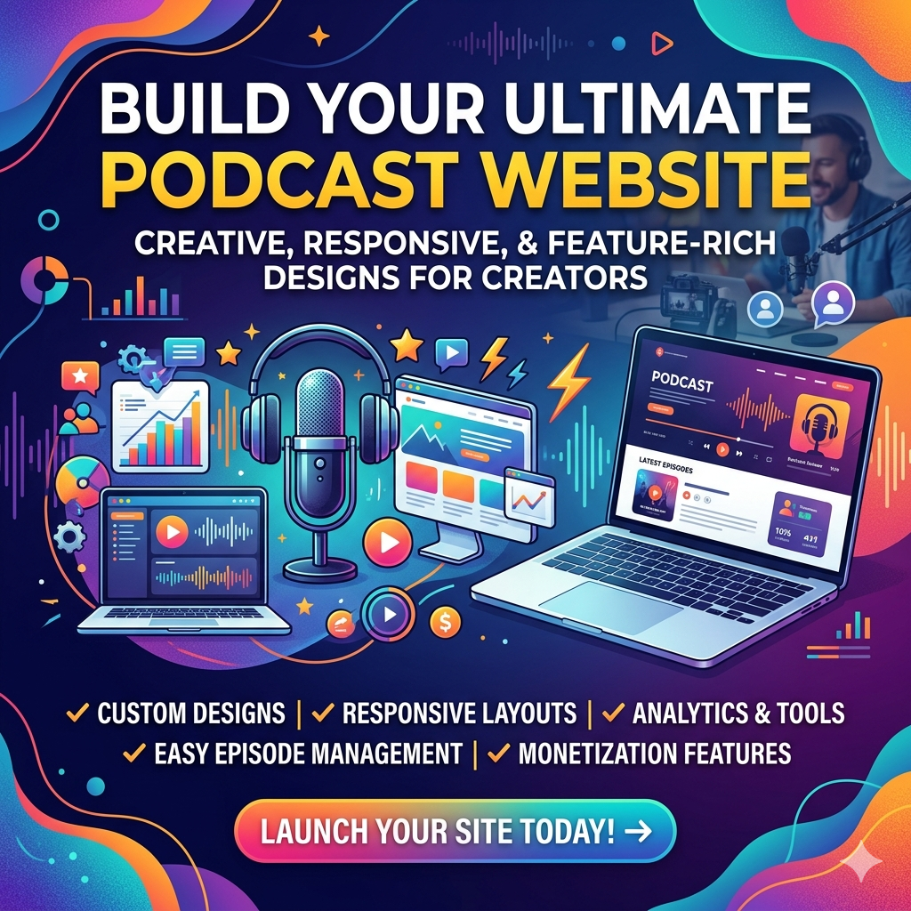 Podcast Hosting Website
