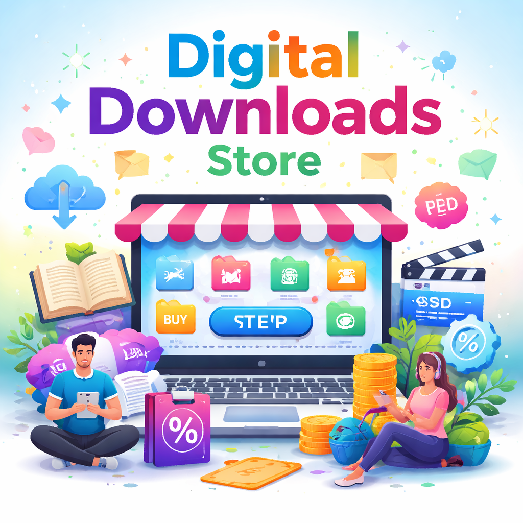 Digital Downloads Store