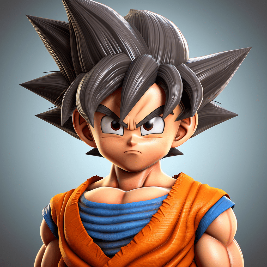 3d portrait of Goku wallpaper - animewallpaper | Anime Wallpapers