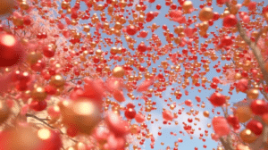 Red spheres wallpaper – animewallpaper
