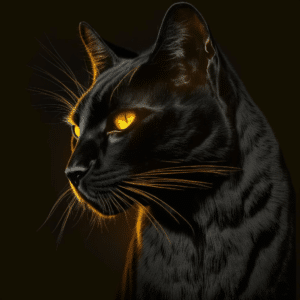 black Egyptian vantablack cat wallpaper – animewallpaper