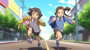 characters running wallpaper – animewallpaper
