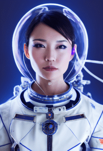 female Japanese astronaut wallpaper – animewallpaper