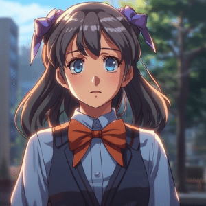 girl wearing uniform wallpaper – animewallpaper
