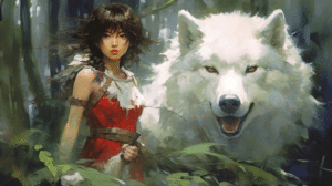 mononoke white wolf wallpaper – animewallpaper