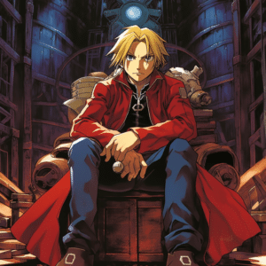 sitting on the throne wallpaper – animewallpaper