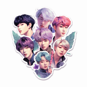 stickers all members BTS anime wallpaper – animewallpaper