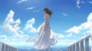 woman in white dress wallpaper – animewallpaper