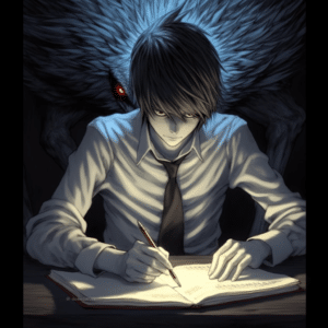 writing in the death note wallpaper – animewallpaper