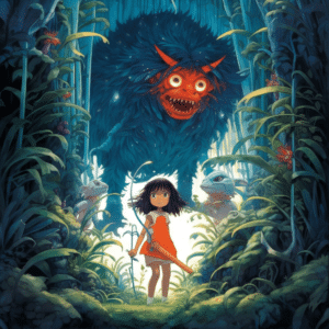 young girl embarks adventure wallpaper – animewallpaper