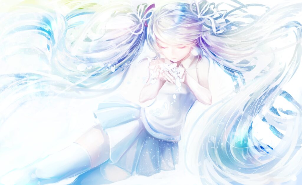 Hatsune Miku 125 wallpaper – AnimewallpapersGB