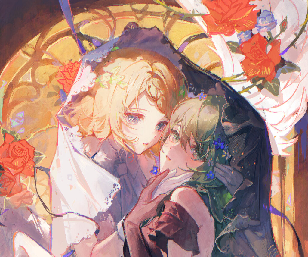 Hatsune Miku & Rin Kagamine by Matchach 543 wallpaper – AnimewallpapersGB