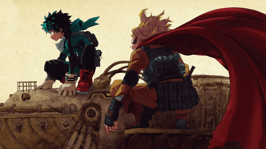 My Hero Academia   Izuku Midoriya (Deku) and All Might (Yagi Toshinori) 513 wallpaper – AnimewallpapersGB