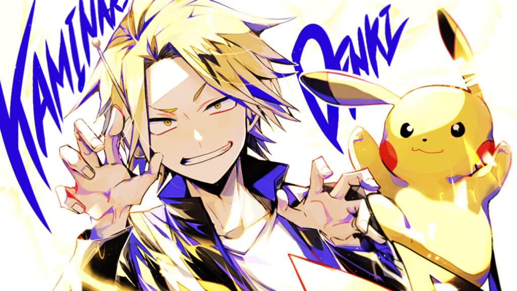 My Hero Academia   Kaminari and Pikachu18 wallpaper – AnimewallpapersGB