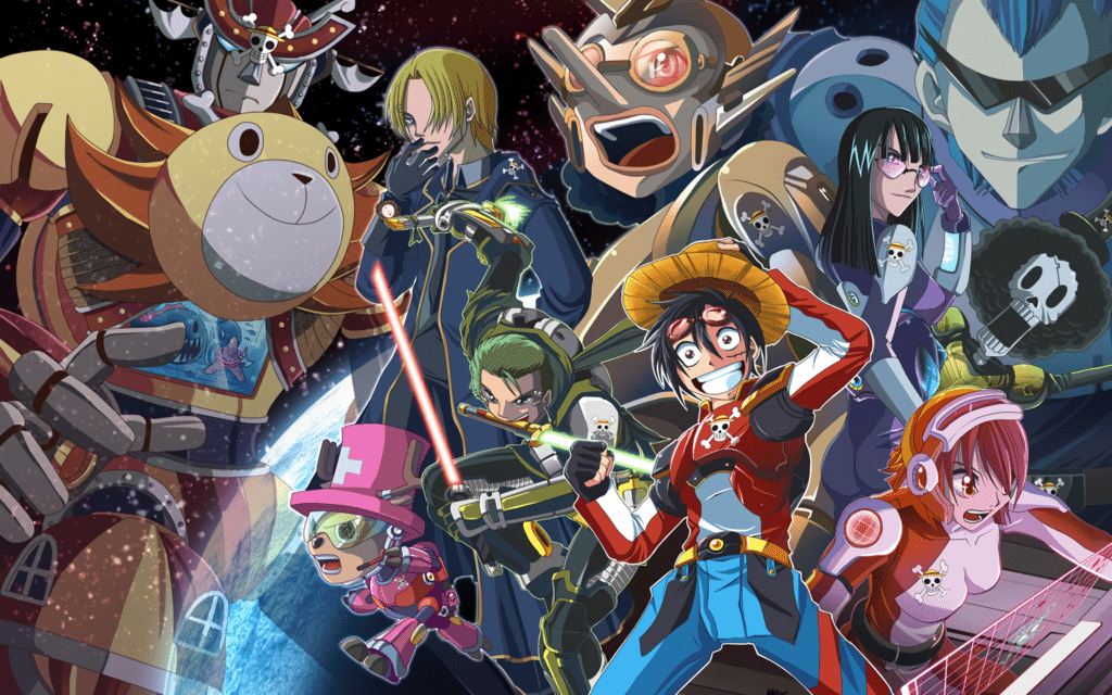 One Piece poster (Albator style) by suzuran137 wallpaper – AnimewallpapersGB
