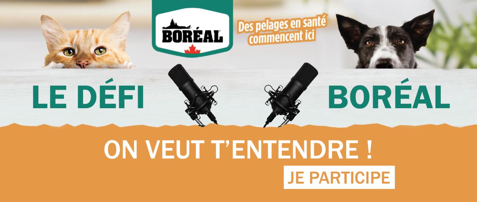 Relève le défi 8 semaines Boréal et gagne 3 mois de nourriture ! | AnimObouffe
