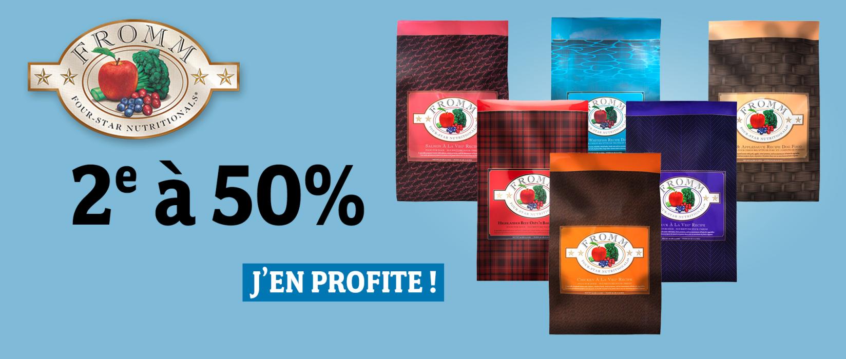 Fromm pour chien 2e à 50% de rabais | AnimObouffe