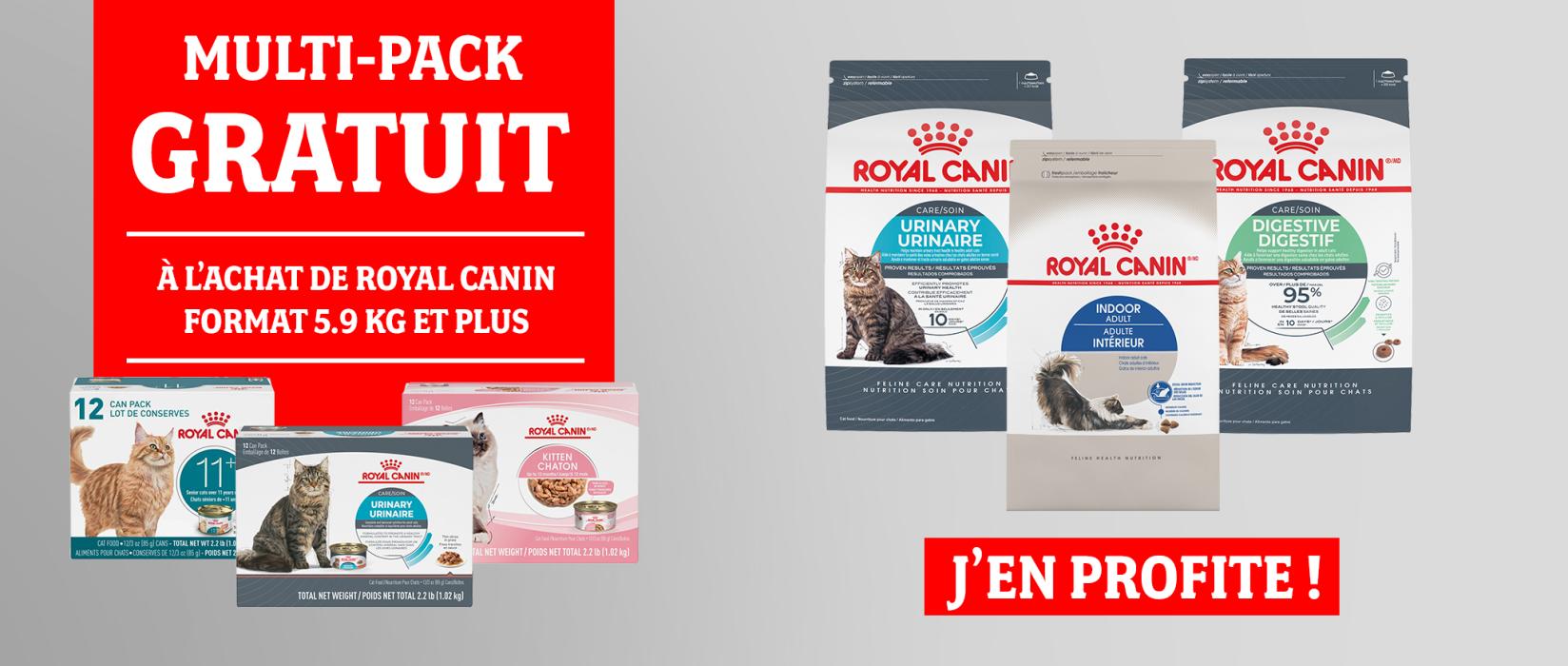 Obtenez un multi-pack Royal gratuit à l'achat de nourriture | AnimObouffe