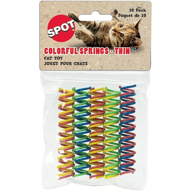 51354 - Petits ressorts colorés pour chats - Spot