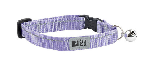 C00012 - Collier en nylon ajustable pour chat de couleur lilas - Rc Pets