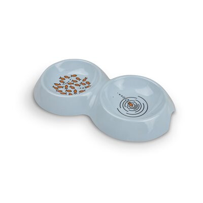 D1052 - Bol double Ecoware avec motifs de poissons - Van Ness