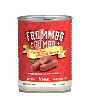 Nourriture en boîte pour chiens ragoût aux saucisses de boeuf - Frommbo Gumbo
