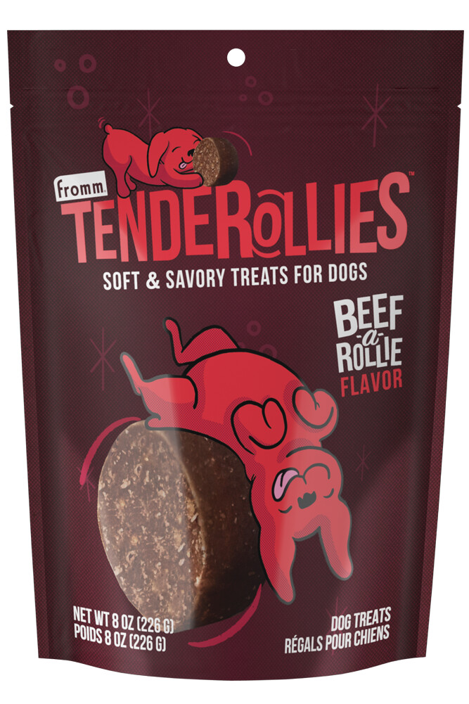 Fr510 - Gâteries pour chiens au boeuf beef-a-rollie - Fromm Tenderollies