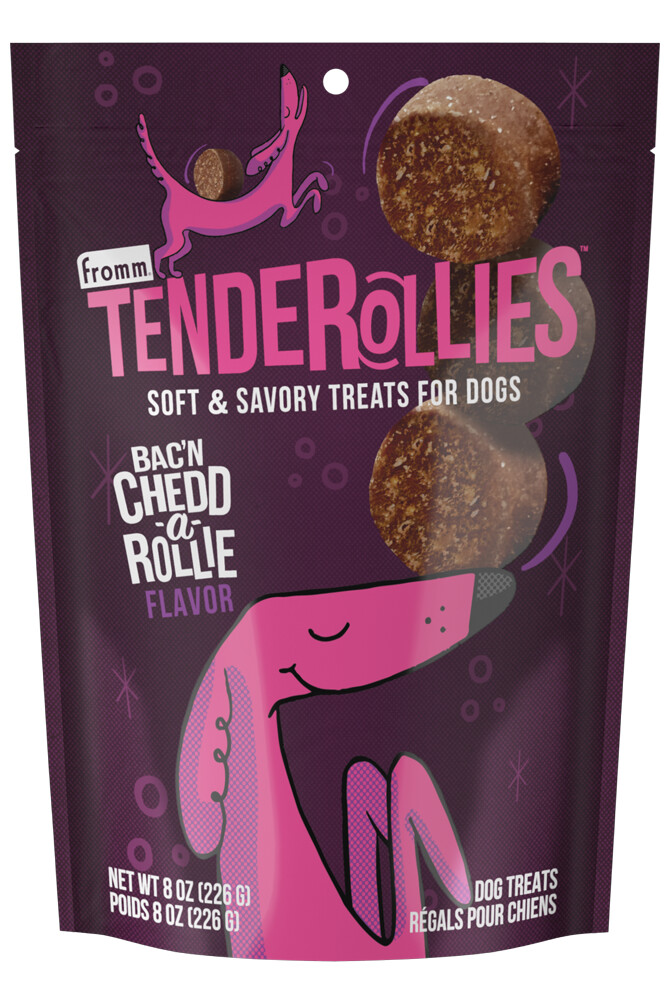 Fr514 - Gâteries pour chiens au bacon bac'n chedd-a-rollie - Fromm Tenderollies
