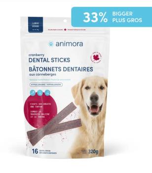 Batônnets dentaires aux canneberges pour chiens - Animora