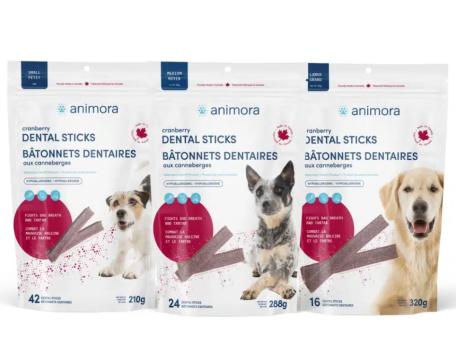 Batônnets dentaires aux canneberges pour chiens - Animora